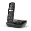 Gigaset AS690A telefon analogowy/DECT Identyfikacja dzwoniącego Czarny