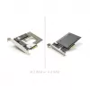 Wewnętrzna karta adaptera M.2 / U.2 DELOCK 90854 — PCIe 4.0 (host: PCIe, wyjścia: M.2 Key M 110 mm, U.2)
