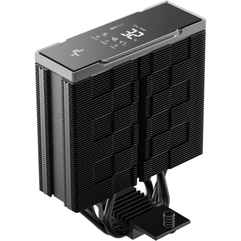 Chłodzenie powietrzne DeepCool AK400 G2 Digital NYX — wentylator 120 mm, maks. ciśnienie powietrza 3.33 mmH2O, 92×132×156 mm, czarny