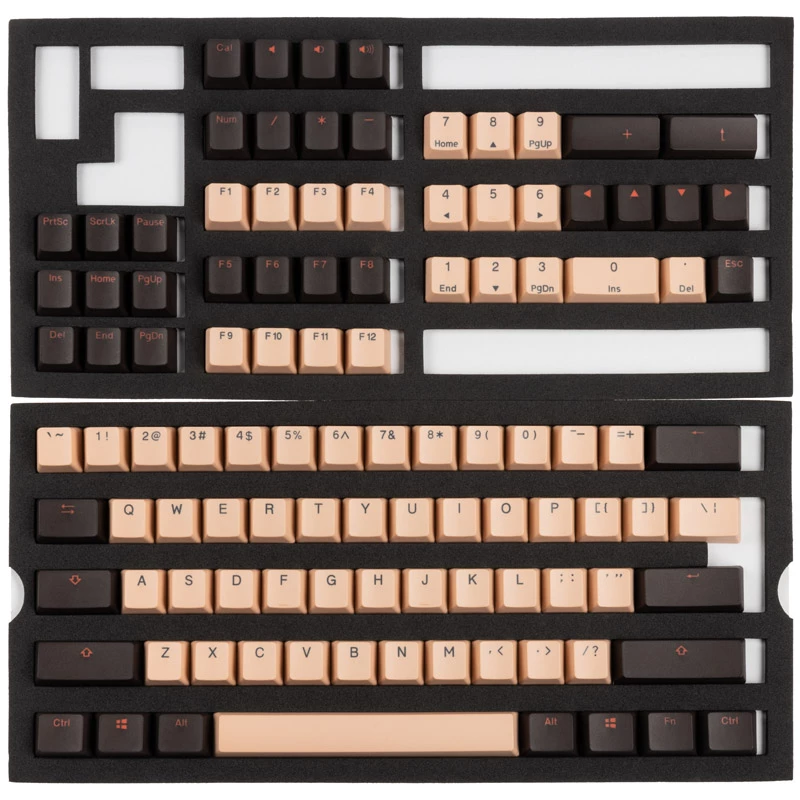 Keycap set Ducky DKSA108-USPDGMZOR PBT double-shot, US layout, 108 keys