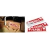 Etykieta oznaczeniowa agipa 60 x 190 mm — „FRAGILE” biały tekst na czerwonym tle
