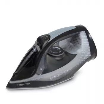 Żelazko parowe Esperanza EHI011 z ceramiczną stopą, szare, czarne, 2600 W