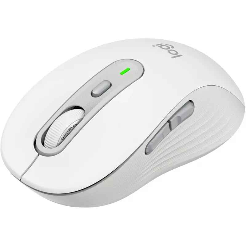 Logitech MK950 Signature Slim Klawiatura i Mysz Bezprzewodowa RF + Bluetooth QWERTZ Grafit Biały