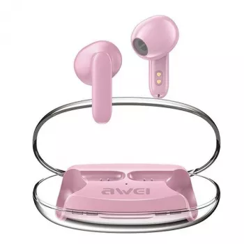 Słuchawki Bluetooth Awei T85 ENC TWS Różowe