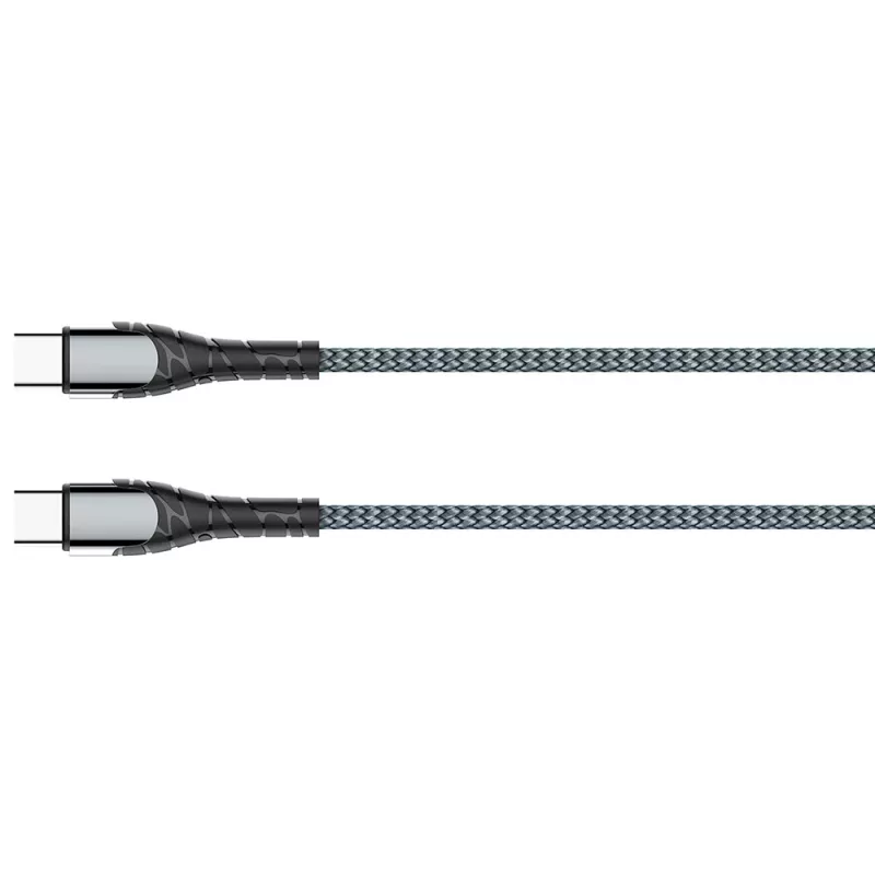 Kabel ładujący USB Type-C ColorWay CW-CBPDCC040-GR, 65 W PD, 1 m, zielony