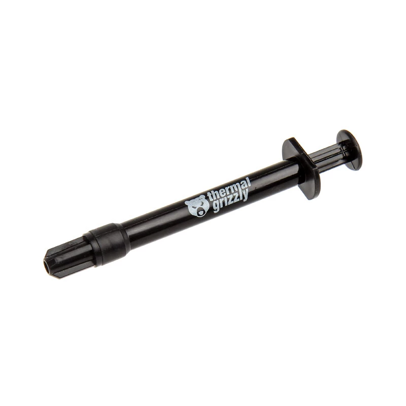Thermal Grizzly | Pasta termoprzewodząca Conductonaut 1g | uniwersalna | Przewodność cieplna: 73 W/mK; Lepkość: 0,0021 Pas; Gęstość: 6,24 g/cm³; Temperatura: -10°C / +140°C; Zawartość