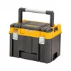 Skrzynka narzędziowa DeWalt DWST83343-1 — aluminium/tworzywo sztuczne, wodoszczelna, pokrywa na zawiasach, zamykana na klucz, 1 komora, 440×333×323 mm