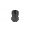 Przewodowa mysz USB, 3 przyciski, gumowana powierzchnia, 1000 DPI