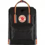 Plecak Fjällräven Kånken Rainbow — Vinylon, 380×270×130 mm, Czarny/Wielokolorowy