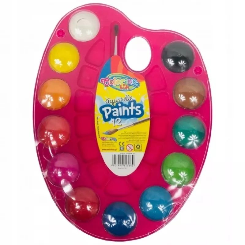 Paleta akwareli Colorino Kids 12 kolorów