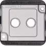 Merten 294660 Wall Plate/Switch Cover srebrny (294660)