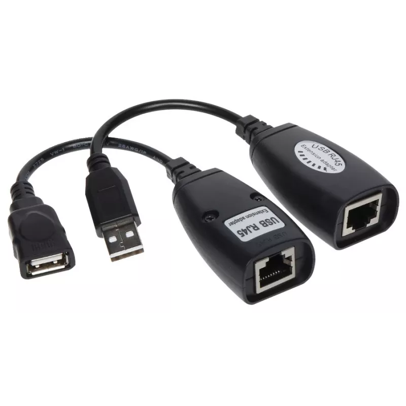Genway USB-EX-50 koncentrator interfejsów USB 2.0 Czarny
