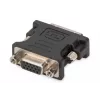 Adapter DVI Assmann. DVI(24+5) - HD15 M/F. DVI-I dual link. czarny (AK-320504-000-S)