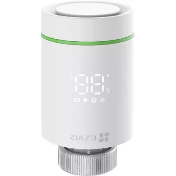Indoor rotary LED sensor EZVIZ T55 — biały plastik, bateria AA, Ø 5,5 cm, wysokość 95 mm