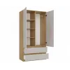 MALWA SS-90 wardrobe dąb artisan/kaszmir