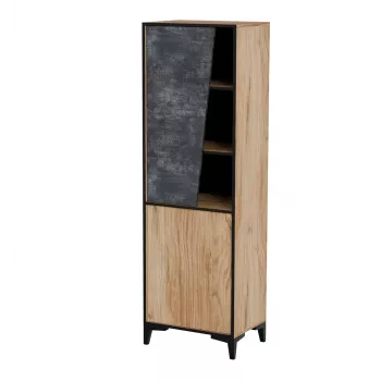 Regał cama meble OVO 2D biblioteczka 50×38×182,5 cm dąb/beton