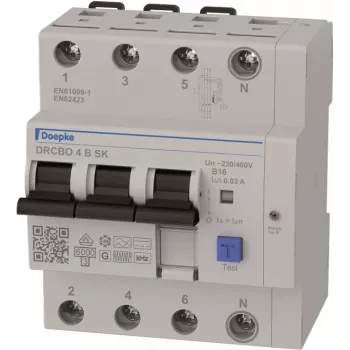 Doepke FI/LS-Kombination DRCBO 4 B16/0.03/3N-B SK (9948104)