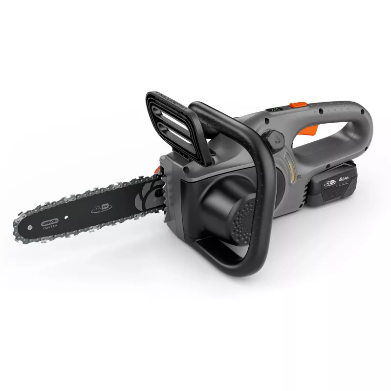 Akumulatorowa pilarka łańcuchowa PowerSaw 250/18V P4A zestaw gotowy do użycia (szary/turkusowy, akumulator Li-Ion 2,5Ah P4A, POWER FOR ALL ALLIANCE)