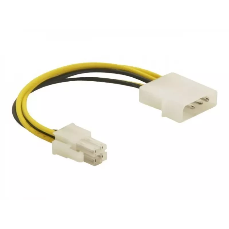 DeLOCK Kabel P4 męski Molex 4pin męski Wielokolorowy 0,13 m