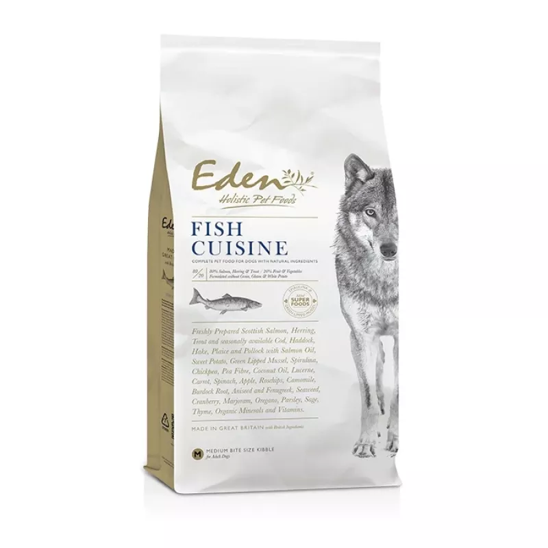 EDEN 80/20 Fish Cuisine Medium & Large - sucha karma dla psa - 12kg