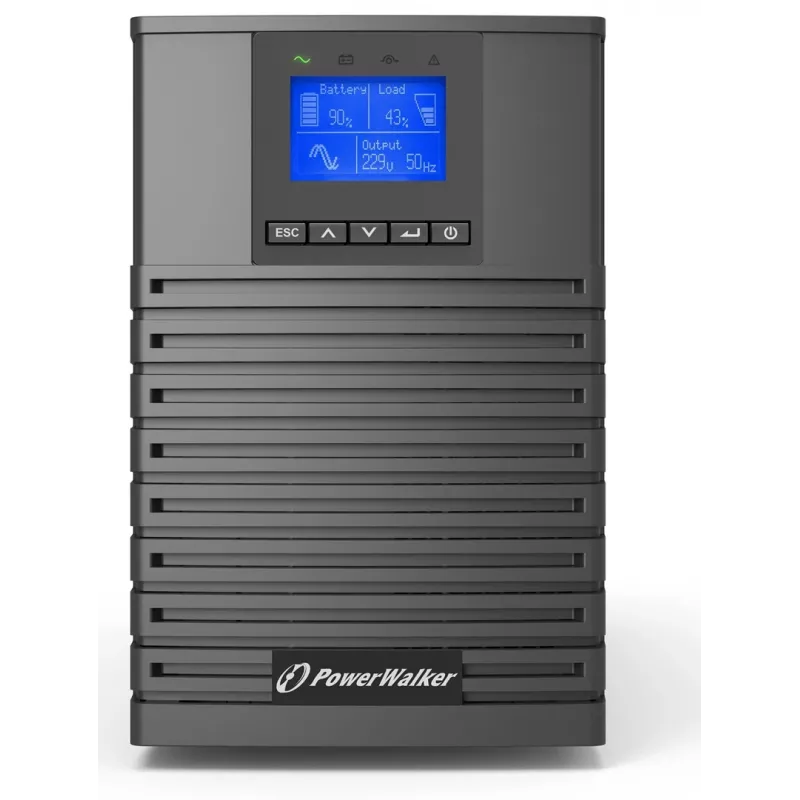 PowerWalker VFI 1000 ICT IoT Podwójna konwersja (Online) 1 kVA 1000 W 4 gniazda wyjściowe