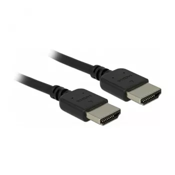 Kabel HDMI DeLOCK 85216 1,5 m Typ A Męski na Męski Czarny