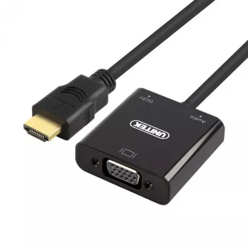 UNITEK Y-6333 karta interfejsowa/adapter 3.5 mm, VGA