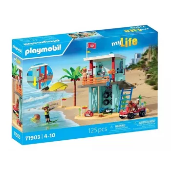 Zestaw PLAYMOBIL Wieża ratunkowa i buggy plażowe 71903 – zestaw z wieżą i buggy