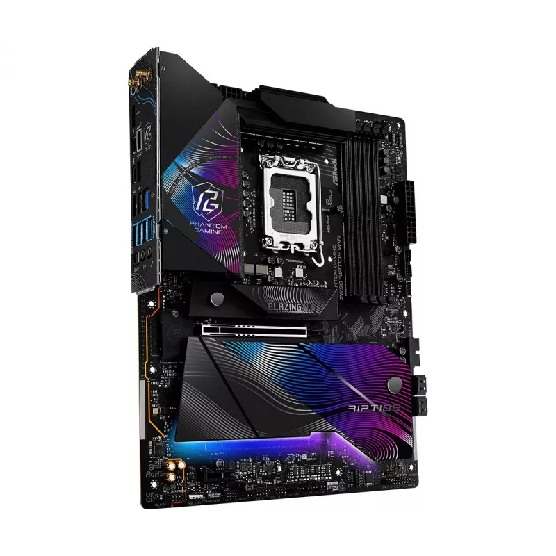Płyta główna ASRock Z890 Riptide WiFi — Intel Z890, LGA1851, ATX, DDR5, 4 DIMM, Wi‑Fi 7, LAN 2.5Gb, Thunderbolt 4