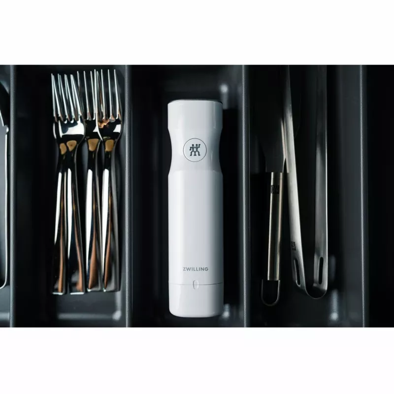 Pompa próżniowa ZWILLING FRESH & SAVE biała, bateria 3,7V, ładowanie MicroUSB, 190×50×50 mm, 330 g
