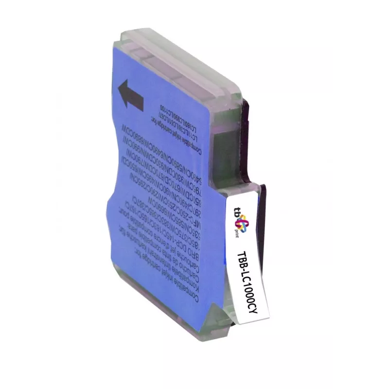 Tusz TBB-LC1000CY (Brother LC1000CY) cyjan 100% nowy