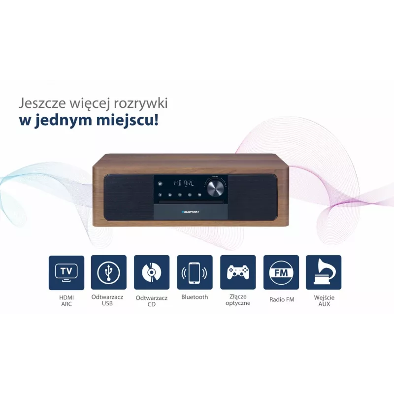 Przenośny głośnik Bluetooth BLAUPUNKT MS22BT — Bezprzewodowy dźwięk, łączność Bluetooth