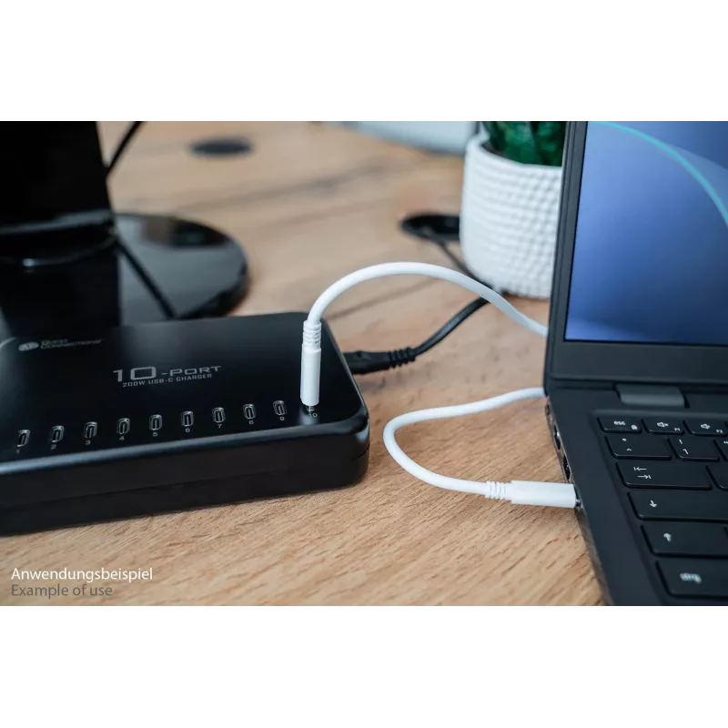 Alcasa PCA-D007S ładowarka do urządzeń mobilnych Tablet Czarny AC Szybkie ładowanie Wewnętrzna
