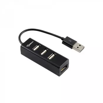 Sbox H-204 USB 4 Porty HUB Czarny