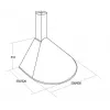 Okap podszafkowy AKPO WK-5 Elegant Turbo, 500 mm, stal nierdzewna, 207 m³/h, 50–61 dB
