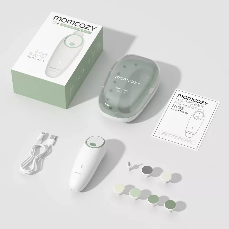 Momcozy NC013 Elektryczny Pilnik do Paznokci dla Dzieci