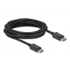 Delock - Kabel DisplayPort - DisplayPort (M) do DisplayPort (M) - DisplayPort 2,0 - 2,0 m - Wsparcie 10K 60 Hz (10 240 x 4320) - Czarny (80262)