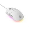 Mysz gamingowa STEELSERIES Rival 3 Gen 2 — optyczna, 8500 DPI, przewodowa USB Type-A, dla praworęcznych, biała, 77 g