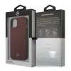 Mercedes MEHCP13SPSQRE Etui twarde iPhone 13 mini 5,4 Czerwone/czerwone Skóra Wzór Gwiazd