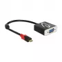 Adapter kabla wideo DeLOCK 62994 USB Type-C na VGA 0.2m Czarny