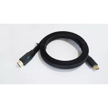Kabel HDMI TB AKTBXVH21płaski20 v2.1 płaski 2 m czarny