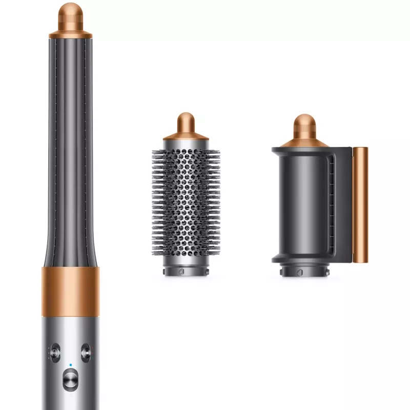 Multistyler Dyson Airwrap Origin Warm miedź Nickel — multistyler, 1300 W, 3 ustawienia temperatury/prędkości, podstawa 360°, przewód 2,675 m