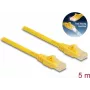 Kabel sieciowy DeLOCK RJ45 Cat.6A U/UTP 5m żółty