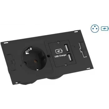 BACHMANN DUE Zestaw 1x DUE UTE+ładowarka USB 1x rozdzielacz T GST18 2 m GST18