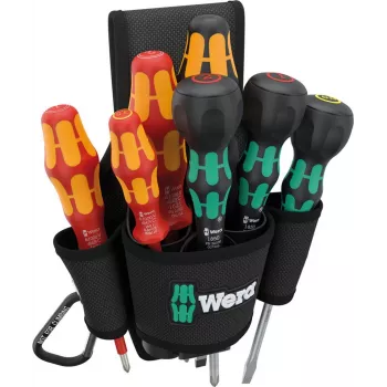 Zestaw wkrętaków prostych Wera 9621 8 sztuk 240 mm x 70 mm
