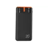 Ładowarka przenośna TRACER EnerGen 20000 mAh, Power Delivery 20W, wejście USB-C, 2 wyjścia USB-A, obsługa 3 urządzeń, pomarańczowa
