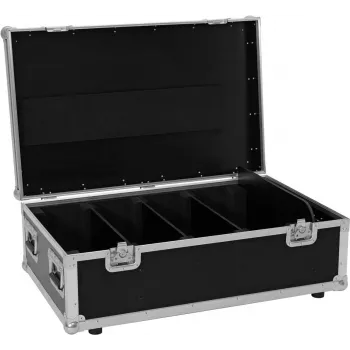 Roadinger flightcase na 4 reflektory LED PMB-4 COB QCL, wytrzymała walizka transportowa