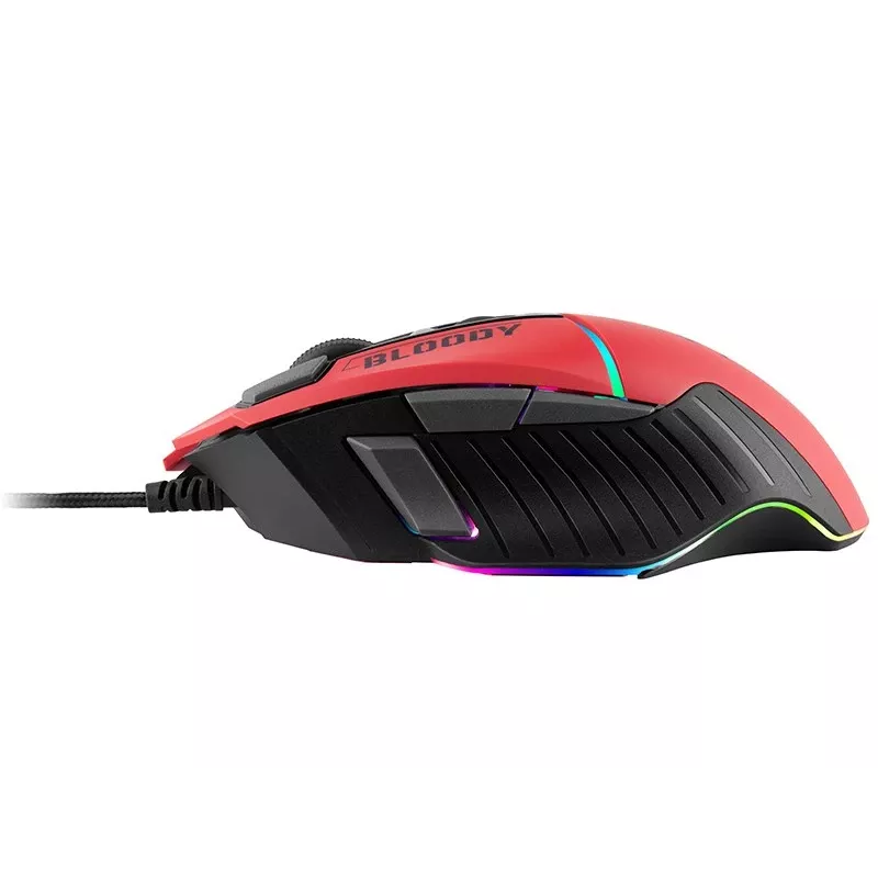 Mysz gamingowa A4Tech Bloody W95Max — praworęczna, przewodowa USB, 12000 DPI, 1 ms, 250 ips, 50M kliknięć, 146 g
