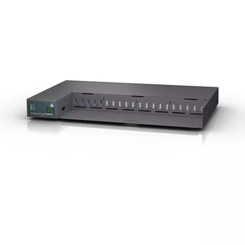 Serwer wydruku SEH dongleserver ProMAX Ethernet LAN Czarny Niebieski