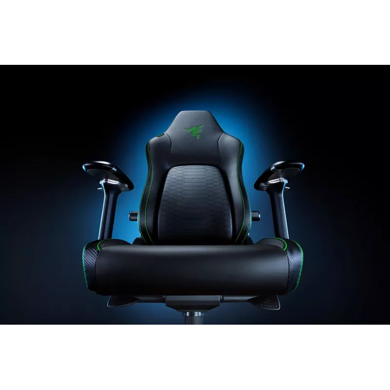 Fotel gamingowy Razer Iskur V2 Wyściełane siedzisko Czarny Zielony